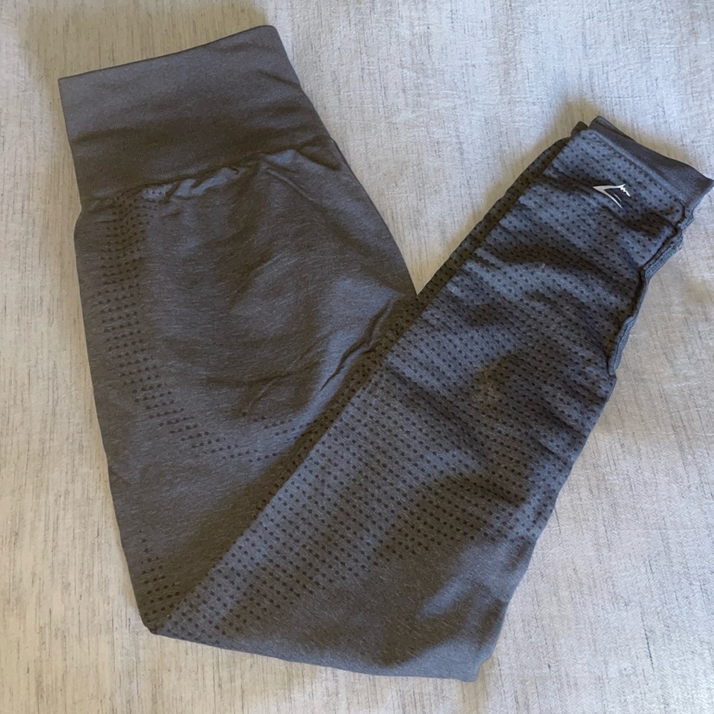 Grey Gymshark Seamless Leggings
